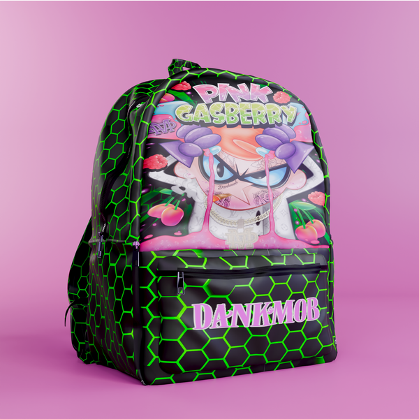 Pink Gasberry Smell Proof Backpack.